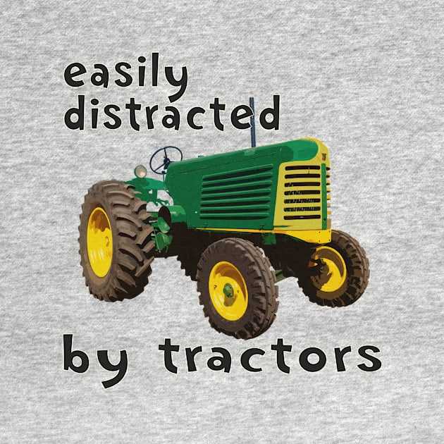 easily distracted by tractors by seadogprints